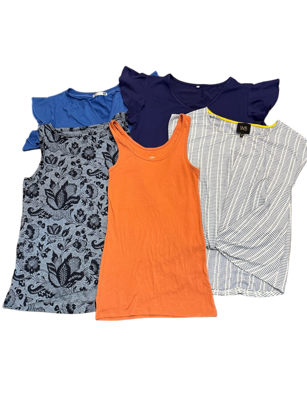 **Bundle of 5**Loft Tank Mossimo Tank W5 Sleeveless Two Flutter Sleeve Blouses